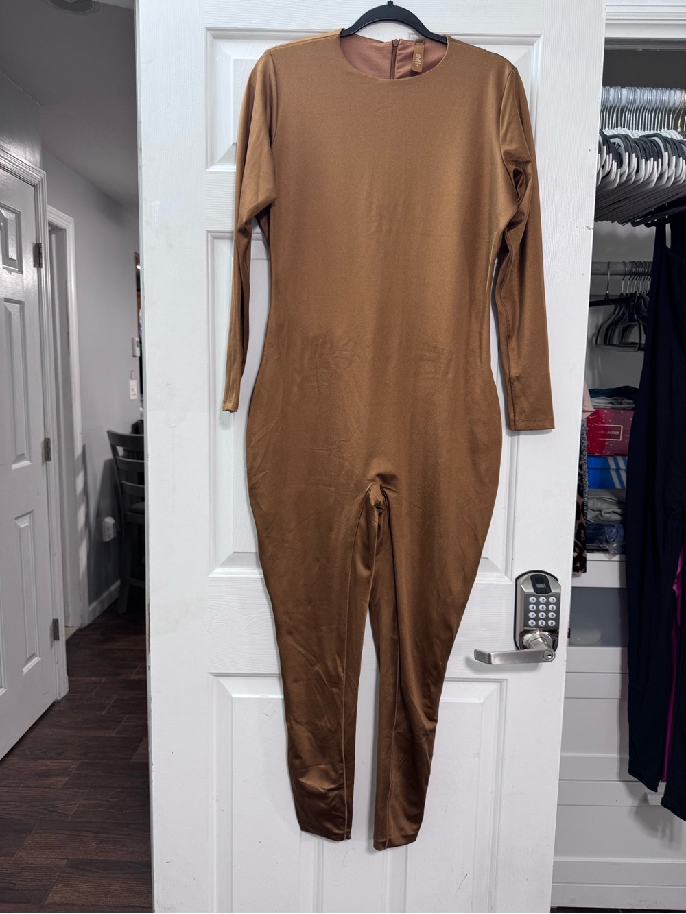 SKIMS double lined jumpsuit with shape-wear